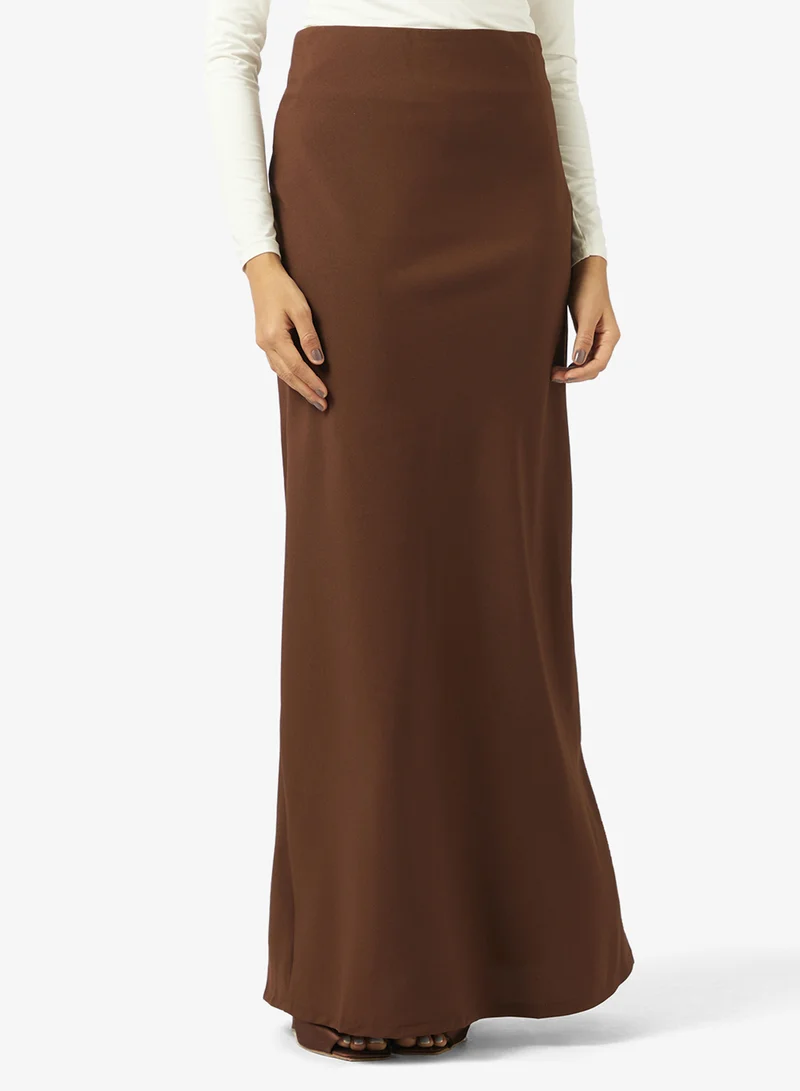 جولدن ابل تنورة ماكسي بخط مستقيم